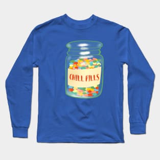 Bottle of chill pills Long Sleeve T-Shirt